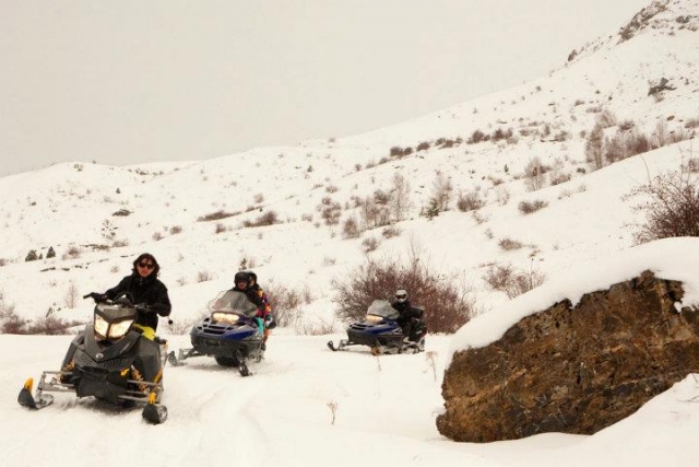 Ruta en moto de nieve